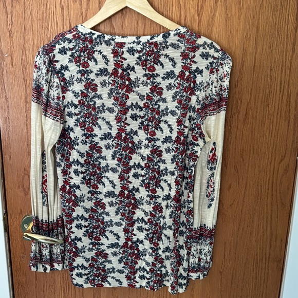 Size Small Floral Blouse Lucky Brand - Picture 5 of 5